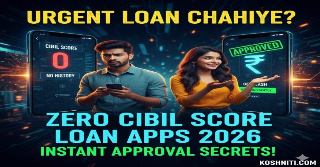 Zero CIBIL Score Loan App List 2026 Instant Approval Guide